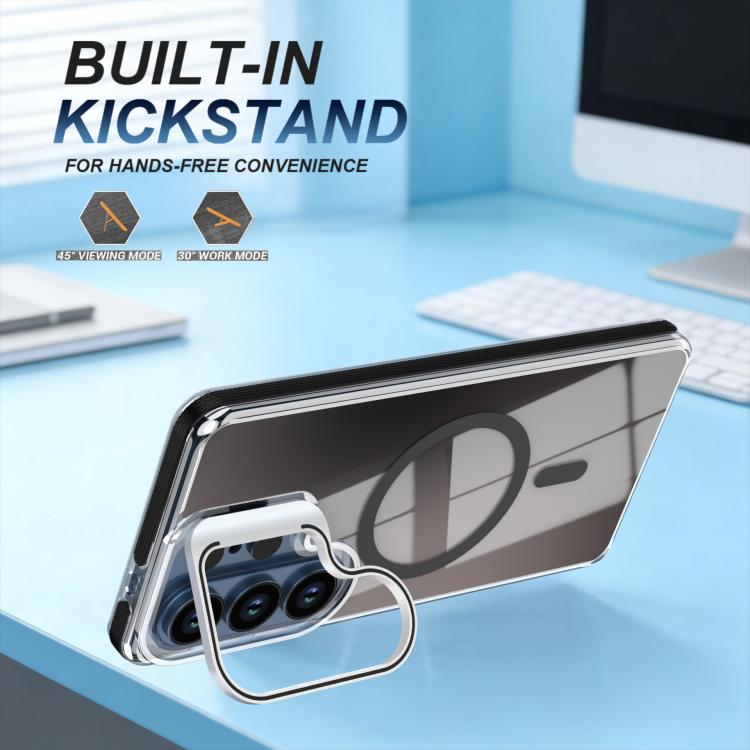 For Samsung Galaxy S26 Ultra 5G Vibrant Chameleon Lens Kickstand Magnetic Phone Case