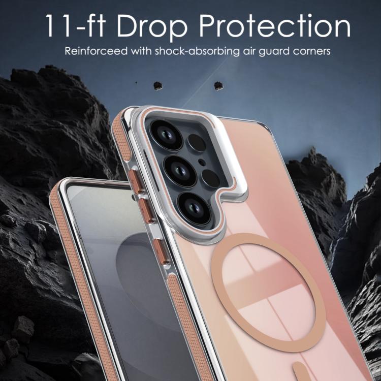 For Samsung Galaxy S26 Ultra 5G Vibrant Chameleon Lens Kickstand Magnetic Phone Case