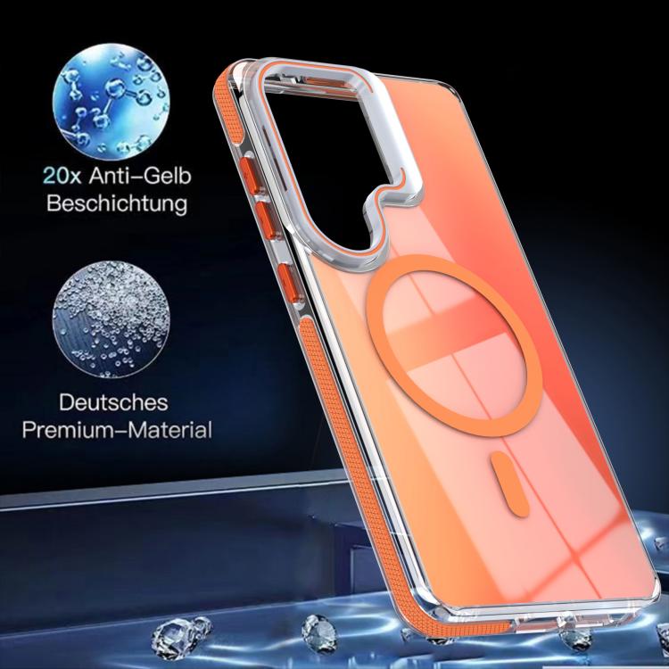 For Samsung Galaxy S26 5G Vibrant Chameleon Lens Kickstand Magnetic Phone Case