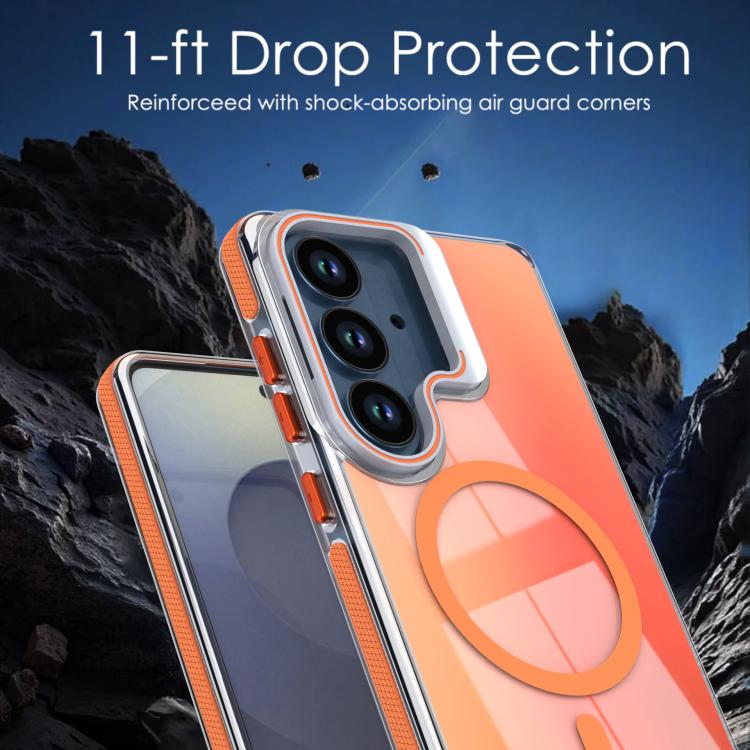 For Samsung Galaxy S26 5G Vibrant Chameleon Lens Kickstand Magnetic Phone Case