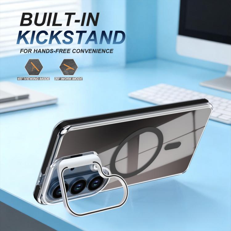 For Samsung Galaxy S26 5G Vibrant Chameleon Lens Kickstand Magnetic Phone Case
