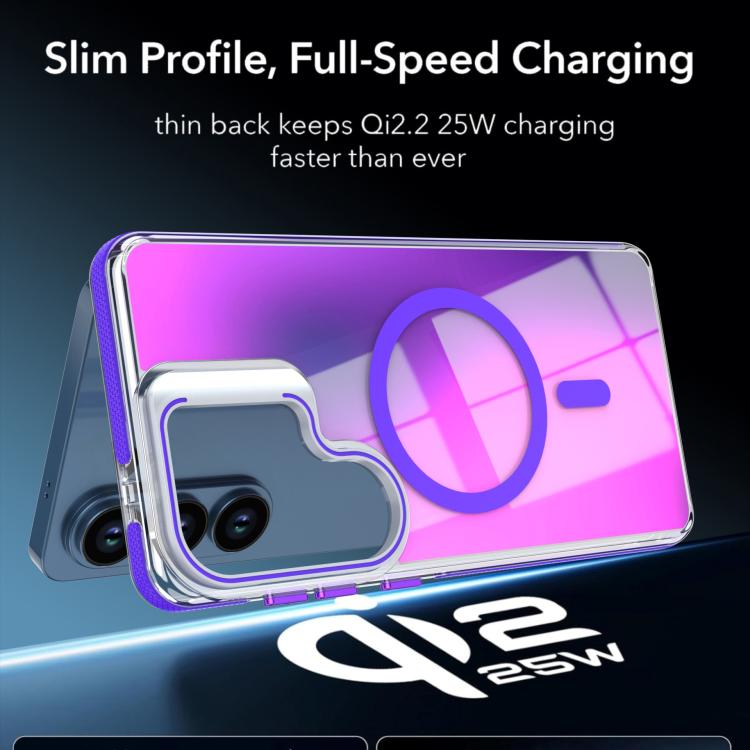 For Samsung Galaxy S26 5G Vibrant Chameleon Lens Kickstand Magnetic Phone Case