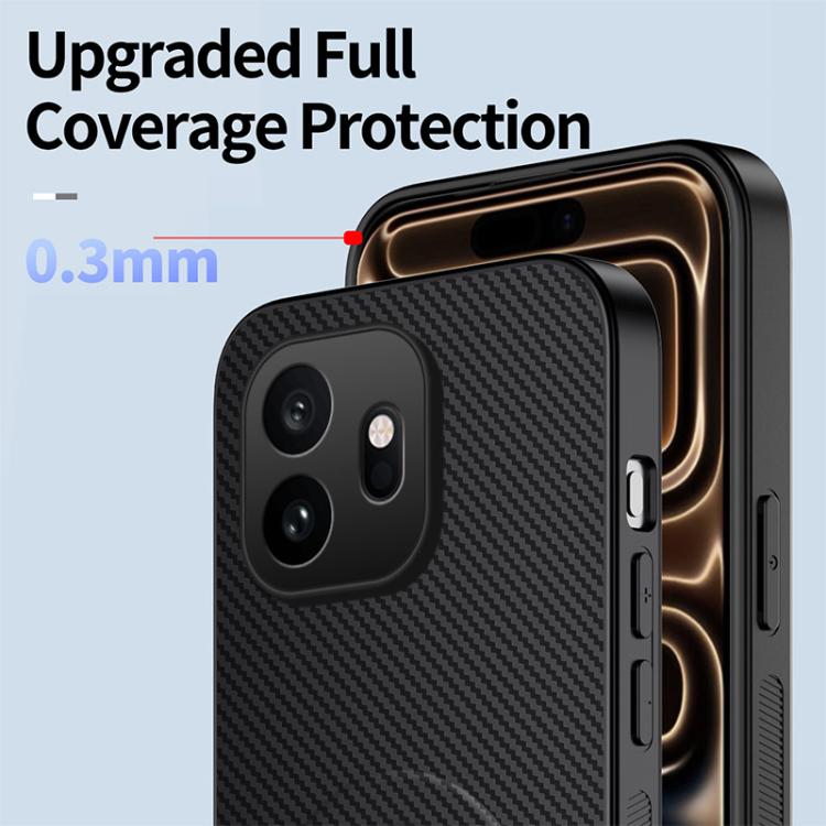 For OnePlus 15T 5G WANLONFENG Kickstand Carbon Fiber Texture Magnetic Phone Case