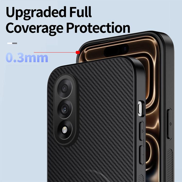 For OnePlus Ace 5 Ultra / Nord 5 5G WANLONFENG Kickstand Carbon Fiber Texture Magnetic Phone Case