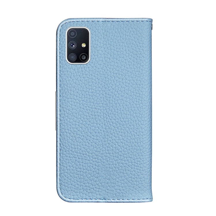 For Samsung Galaxy M51 Litchi Texture Horizontal Flip Leather Case with Holder & Card Slots