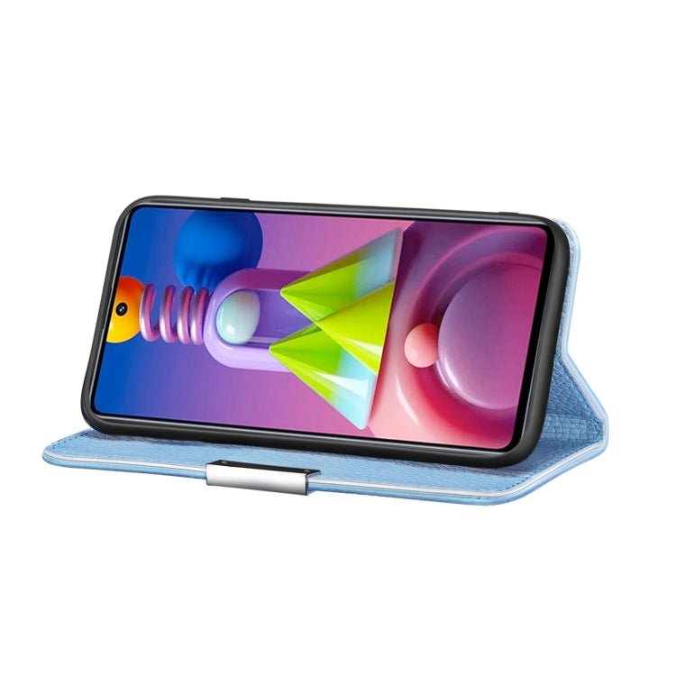 For Samsung Galaxy M51 Litchi Texture Horizontal Flip Leather Case with Holder & Card Slots