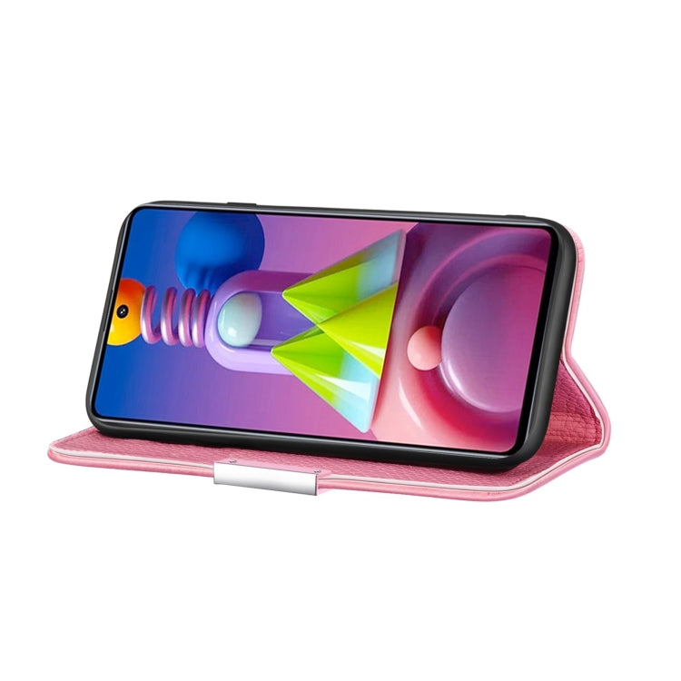 For Samsung Galaxy M51 Litchi Texture Horizontal Flip Leather Case with Holder & Card Slots