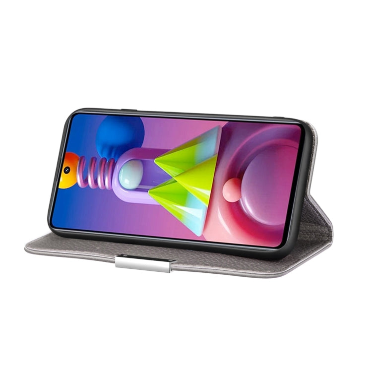 For Samsung Galaxy M51 Litchi Texture Horizontal Flip Leather Case with Holder & Card Slots