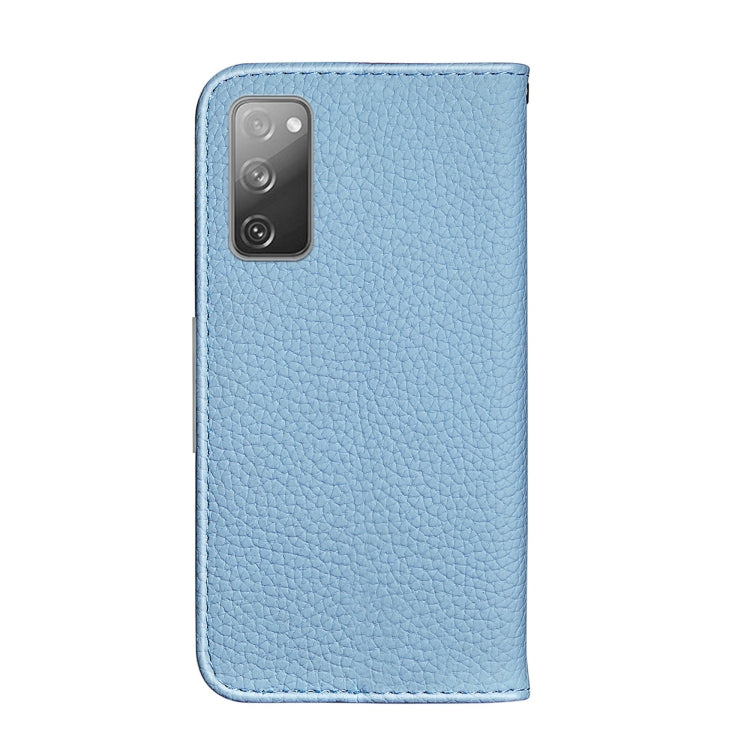 For Samsung Galaxy S20 FE Litchi Texture Horizontal Flip Leather Case with Holder & Card Slots
