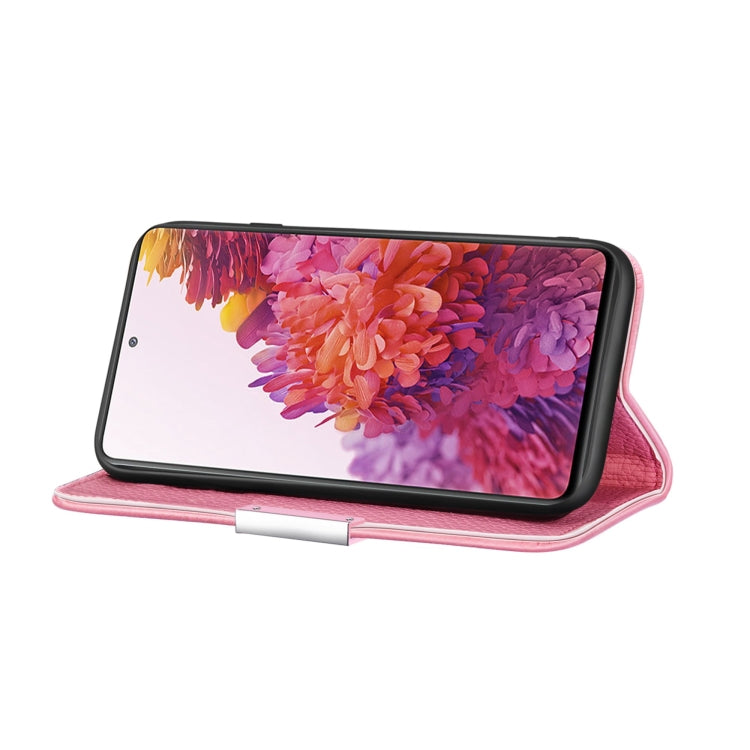 For Samsung Galaxy S20 FE Litchi Texture Horizontal Flip Leather Case with Holder & Card Slots