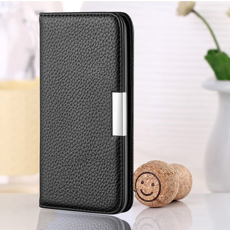 For Samsung Galaxy S20 FE Litchi Texture Horizontal Flip Leather Case with Holder & Card Slots