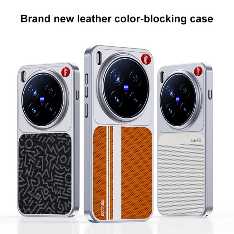 For vivo X200 Pro mini Flower World Series Leather Magnetic TPU Phone Case