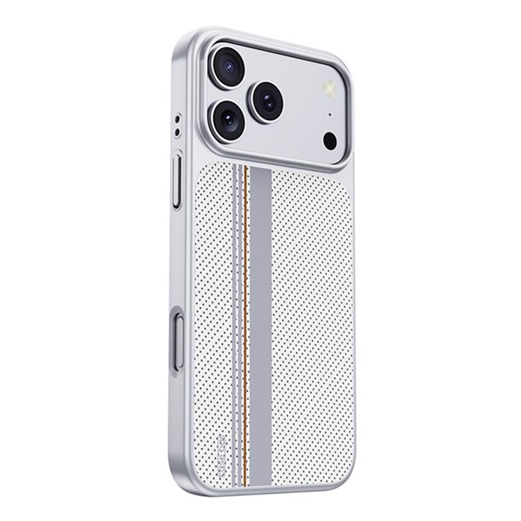 For iPhone 17 Pro Max Flower World Series Leather Magnetic TPU Phone Case