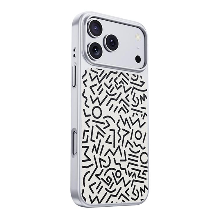 For iPhone 17 Pro Flower World Series Leather Magnetic TPU Phone Case