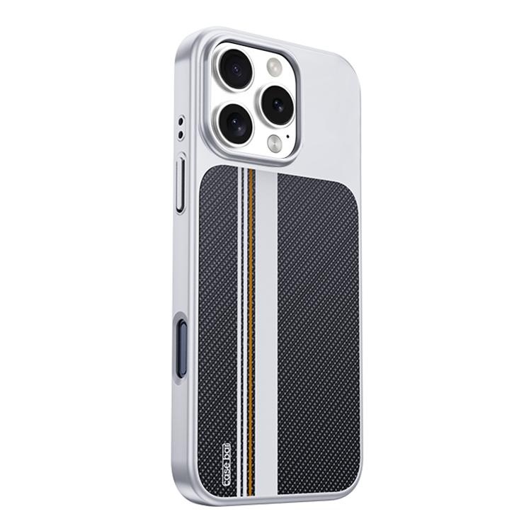 For iPhone 16 Pro Flower World Series Leather Magnetic TPU Phone Case