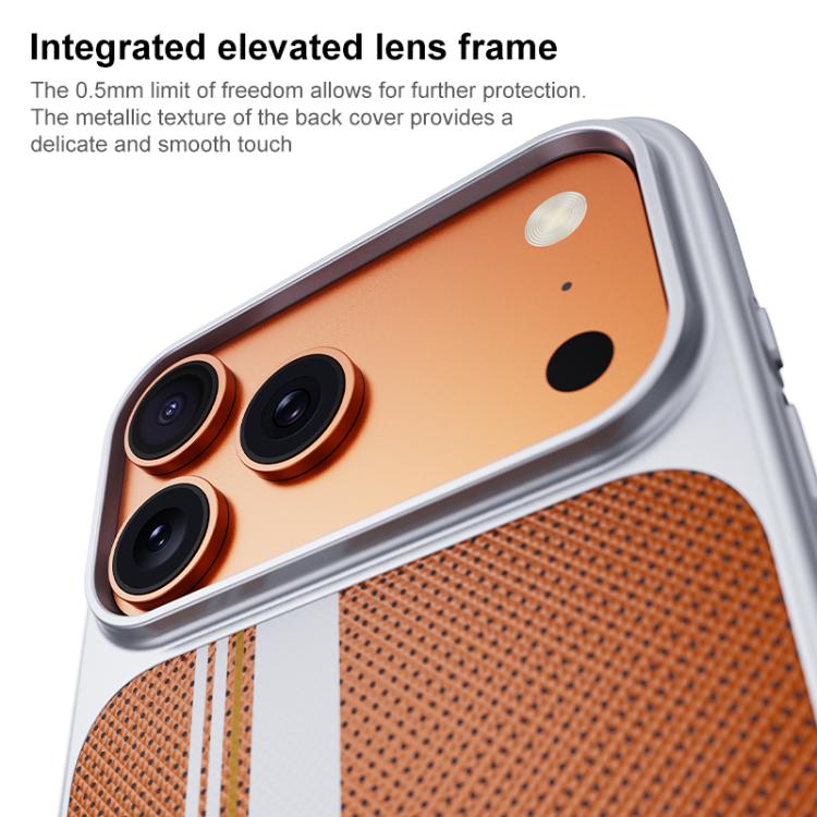 For iPhone 17 Pro Flower World Series Leather Magnetic TPU Phone Case