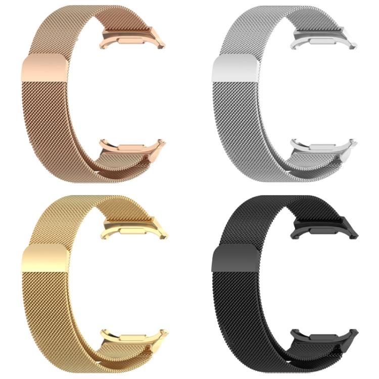 For Samsung Galaxy Watch Ultra / Ultra 2025 Milanese and Three Beads Stainless Steel Watch Band Set