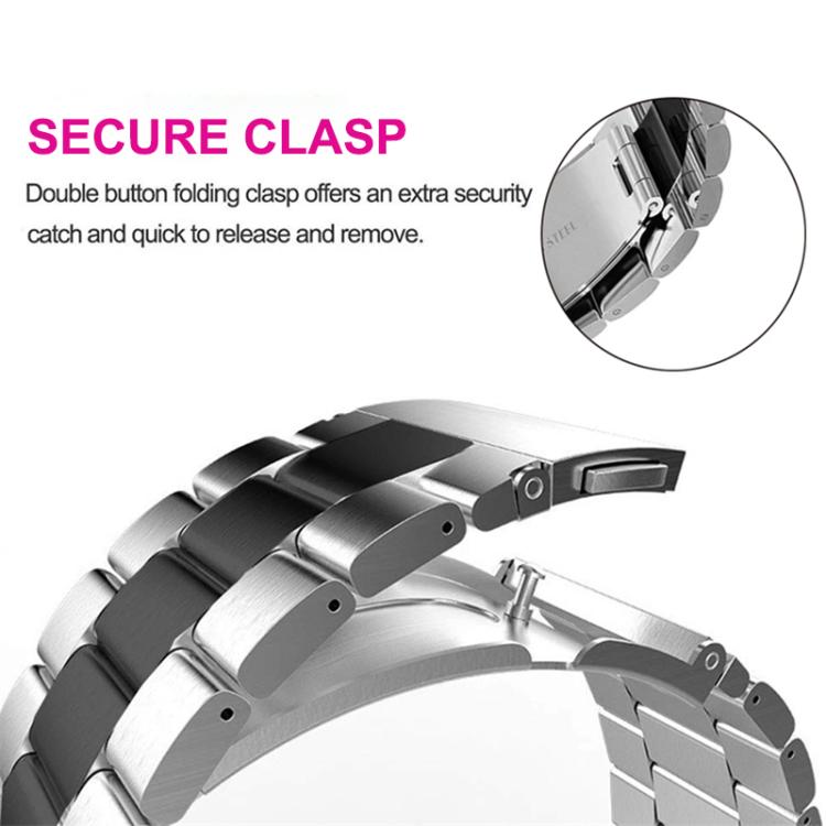 For Samsung Galaxy Watch Ultra / Ultra 2025 Milanese and Three Beads Stainless Steel Watch Band Set