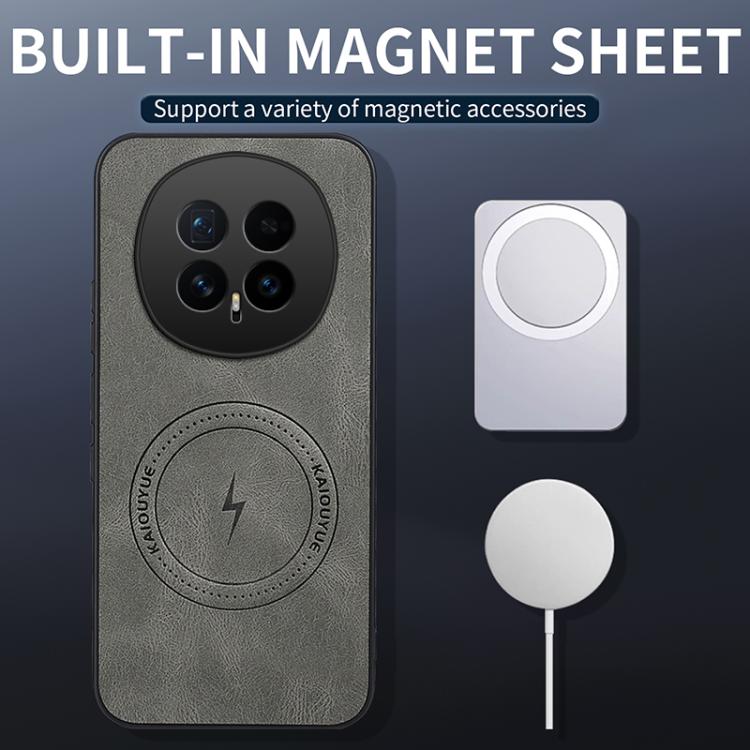 For Honor Magic8 5G WANLONFENG Nappa Texture Magnetic Phone Case with 2pcs Screen Films