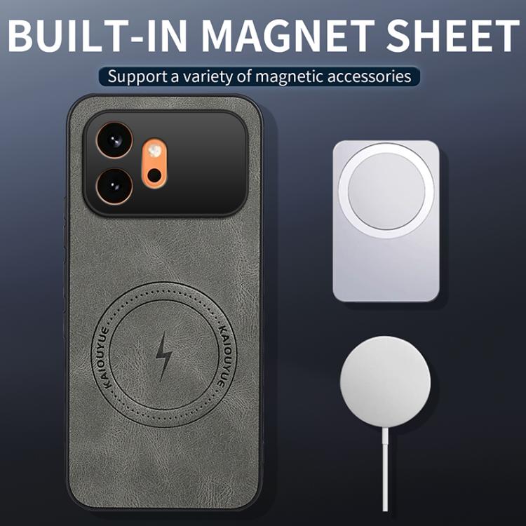 For Honor 600 Global WANLONFENG Nappa Texture Magnetic Phone Case with 2pcs Screen Films