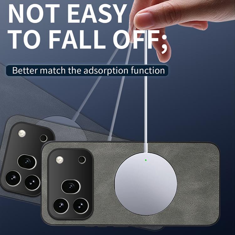 For Honor 600 Pro Global WANLONFENG Nappa Texture Magnetic Phone Case with 2pcs Screen Films
