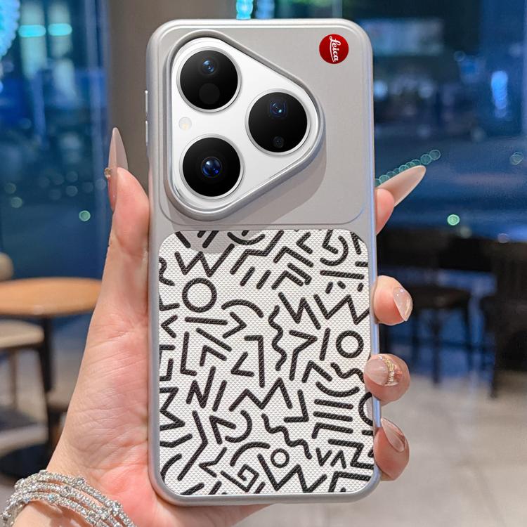 For Huawei Pura 80 5G Flower World Series Leather Magnetic TPU Phone Case