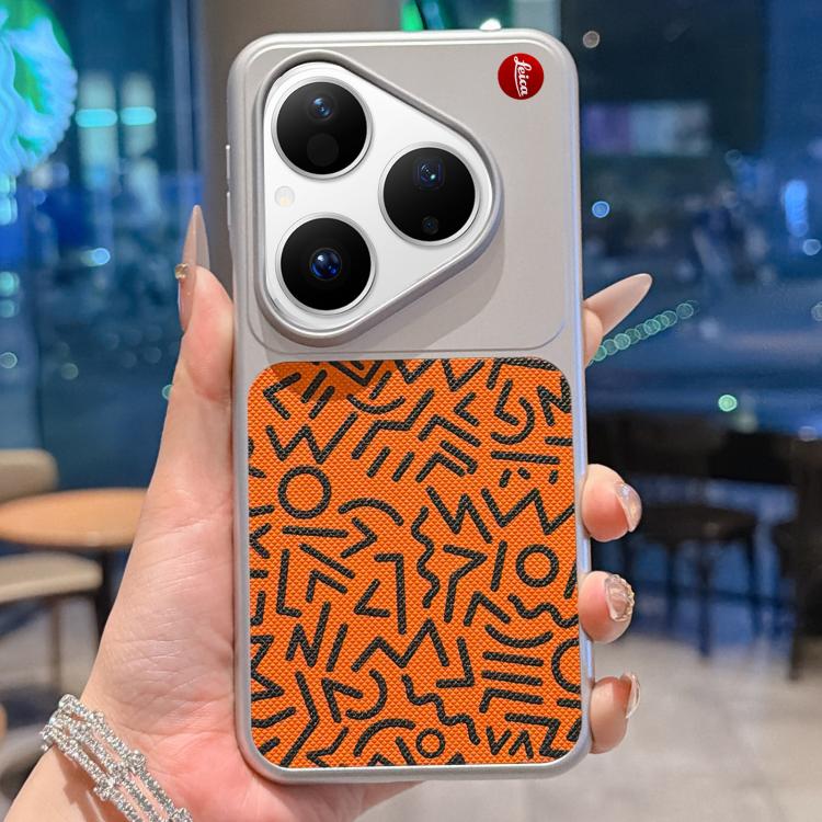 For Huawei Pura 80 5G Flower World Series Leather Magnetic TPU Phone Case