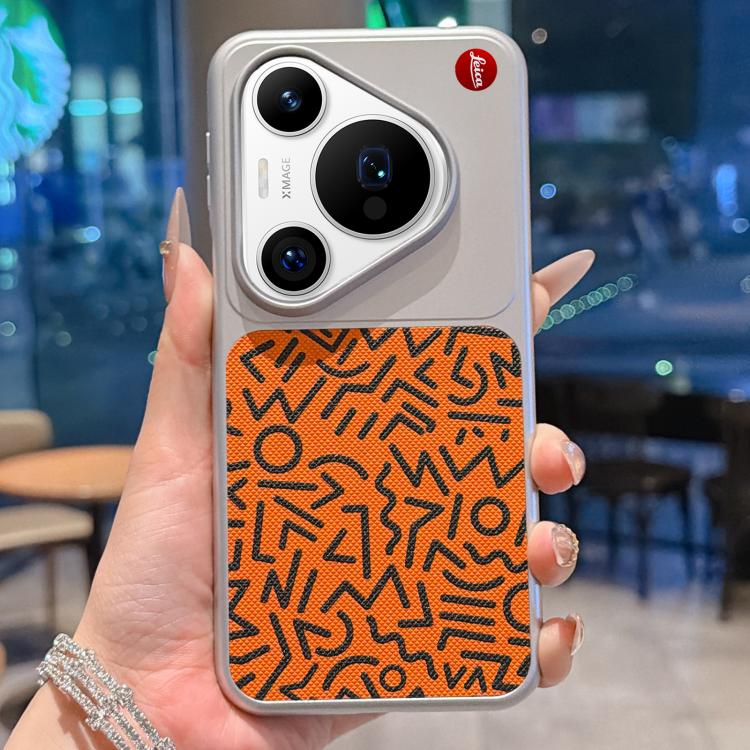 For Huawei Pura 70 Pro Flower World Series Leather Magnetic TPU Phone Case