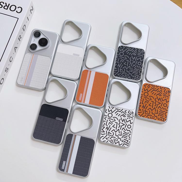 For Huawei Pura 70 Flower World Series Leather Magnetic TPU Phone Case