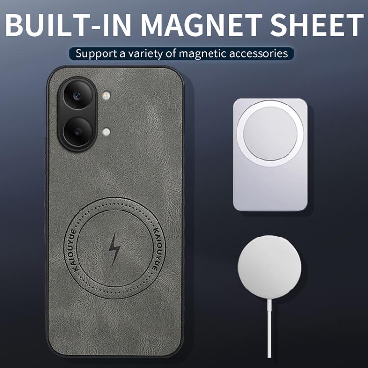 For Redmi Turbo 5 Max / Poco X8 Pro Max WANLONFENG Nappa Texture Magnetic Phone Case with 2pcs Screen Films