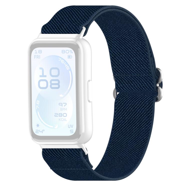 For Huawei Band 11 Pro / 11 xDfind Stretch Braided Nylon Slide Buckle Watch Band