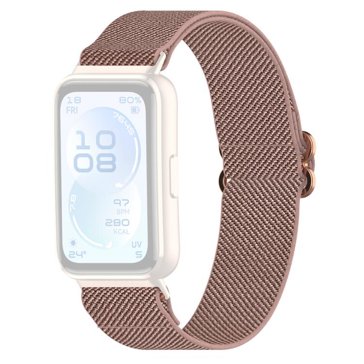 For Huawei Band 11 Pro / 11 xDfind Stretch Braided Nylon Slide Buckle Watch Band