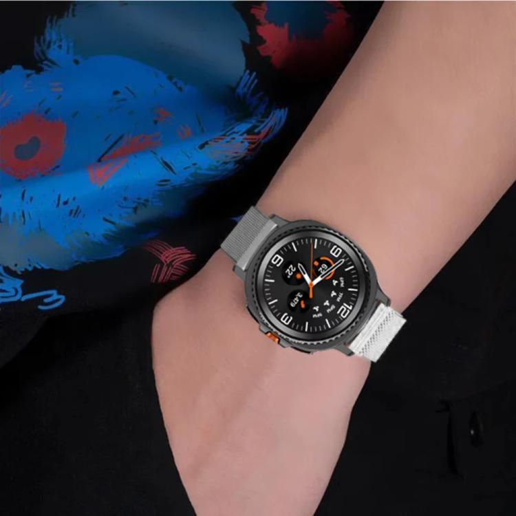 For Samsung Galaxy Watch8 40mm Milanese Stainless Steel Watch Band with Full Coverage TPU Case Set