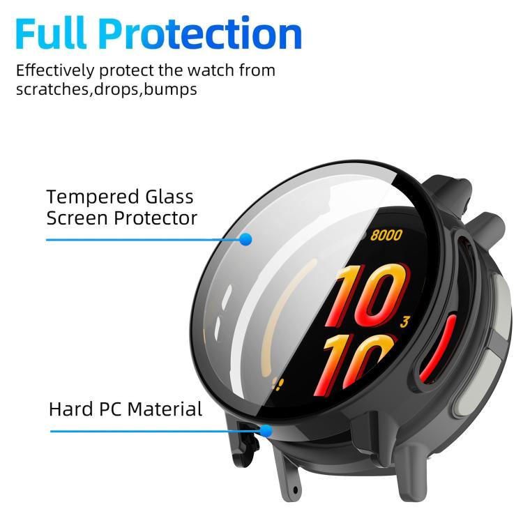 For Garmin Bounce2 xDfind Tempered Film Integrated PC Children Watch Case