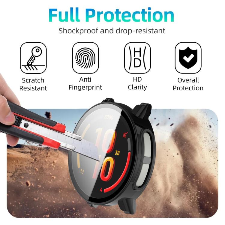 For Garmin Bounce2 xDfind Tempered Film Integrated PC Children Watch Case