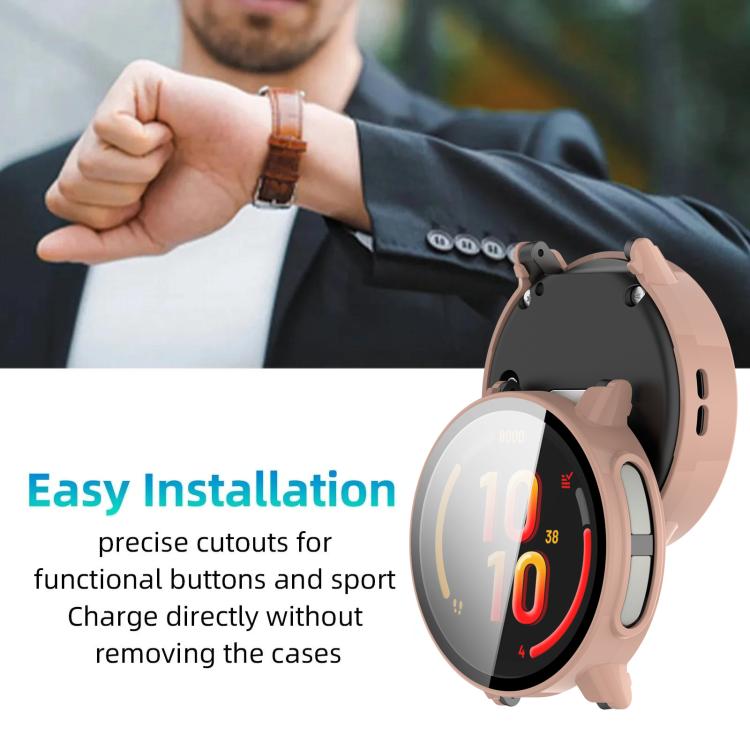 For Garmin Bounce2 xDfind Tempered Film Integrated PC Children Watch Case