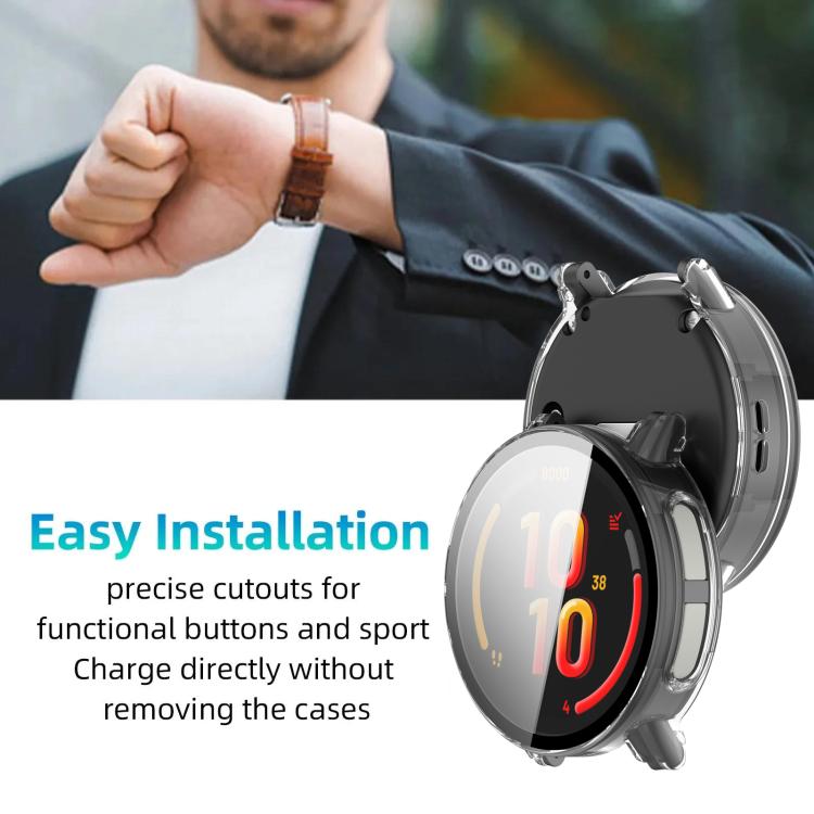 For Garmin Bounce2 xDfind Tempered Film Integrated PC Children Watch Case
