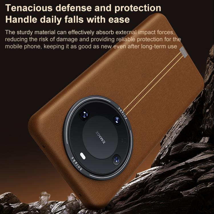 For Huawei Mate 80 Pro Max Jazz Series Retro Vegan Leather Textured Metal Frame Magnetic Phone Case