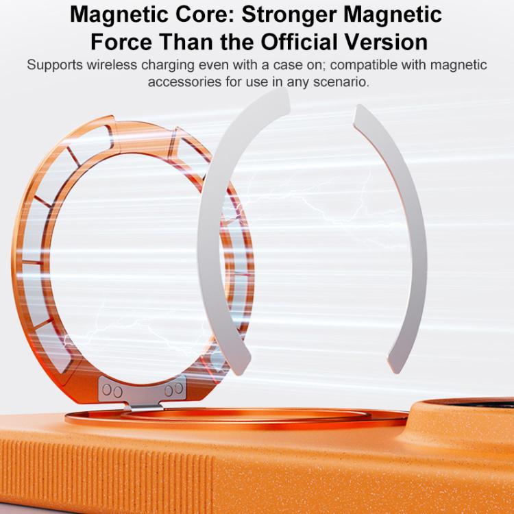 For Redmi K90 Pro Max Boundless Series Rock Sand Magnetic Phone Case with 360 Degree Rotating Alloy Stand