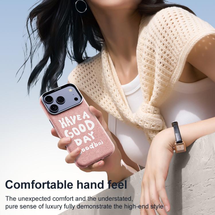 For iPhone 17 Pro Beautiful Series Denim Texture Full Coverage Magnetic Phone Case