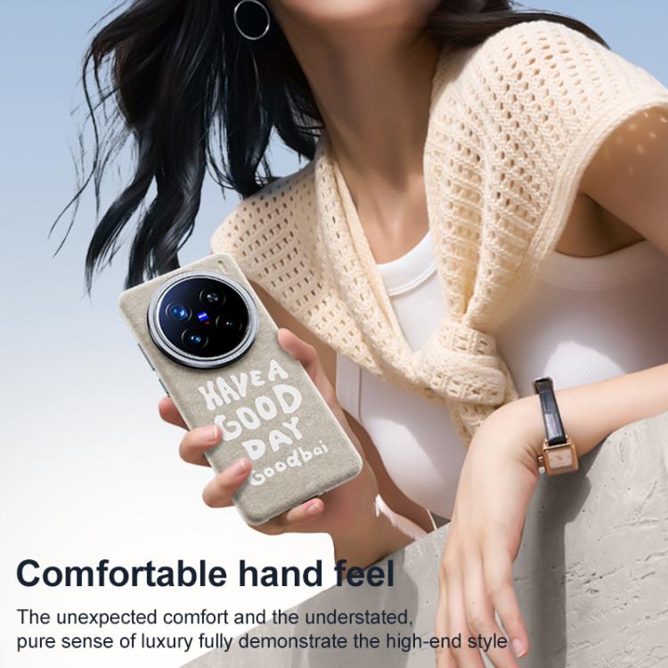 For vivo X200 Pro mini Beautiful Series Denim Texture Full Coverage Magnetic Phone Case