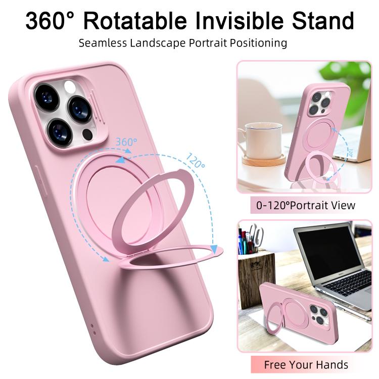 For iPhone 15 Pro Max Dark Star Series 360 Degree Rotation Ring Holder Magnetic Phone Case