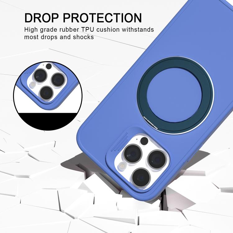 For iPhone 15 Pro Max Dark Star Series 360 Degree Rotation Ring Holder Magnetic Phone Case
