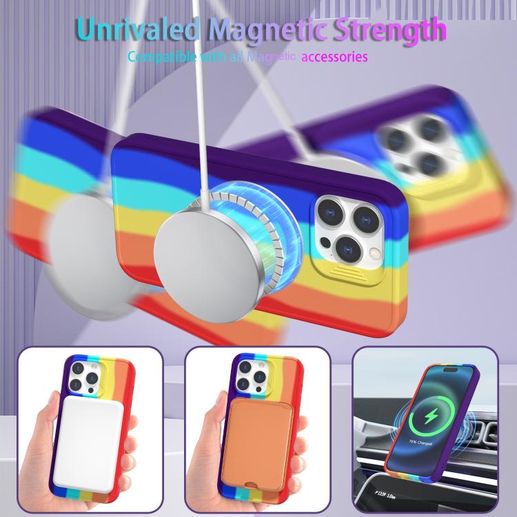 For iPhone 15 Pro Max Dark Star Series 360 Degree Rotation Ring Holder Magnetic Phone Case