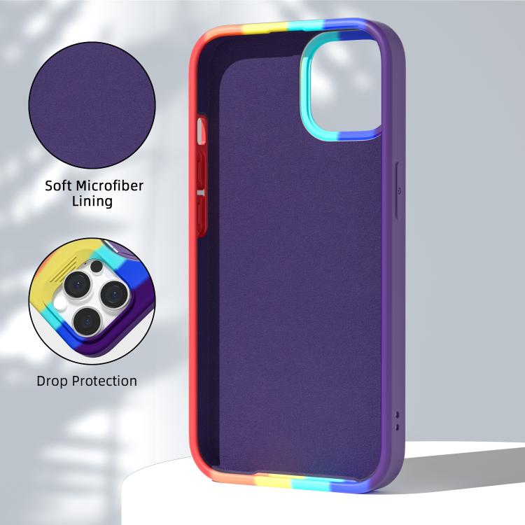 For iPhone 15 Pro Max Dark Star Series 360 Degree Rotation Ring Holder Magnetic Phone Case