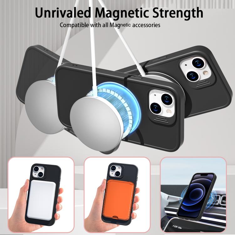 For iPhone 14 Dark Star Series 360 Degree Rotation Ring Holder Magnetic Phone Case