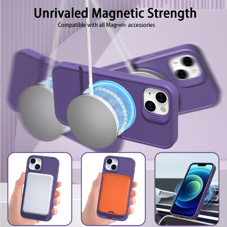 For iPhone 13 Dark Star Series 360 Degree Rotation Ring Holder Magnetic Phone Case