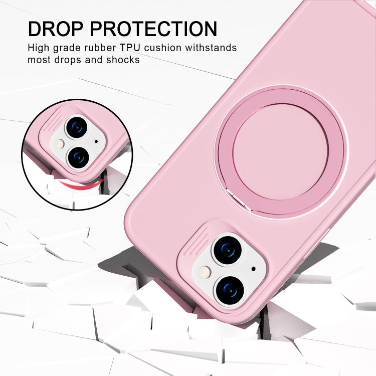 For iPhone 13 Dark Star Series 360 Degree Rotation Ring Holder Magnetic Phone Case