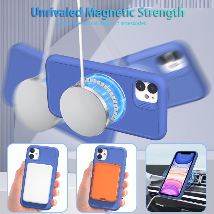 For iPhone 11 Dark Star Series 360 Degree Rotation Ring Holder Magnetic Phone Case