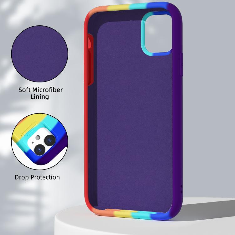 For iPhone 11 Dark Star Series 360 Degree Rotation Ring Holder Magnetic Phone Case